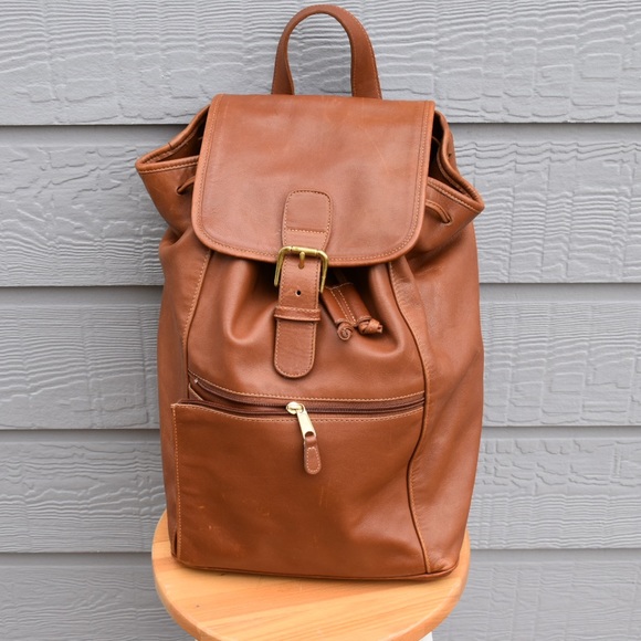 Coach Other - Vintage Coach XL Leather Backpack - Brown